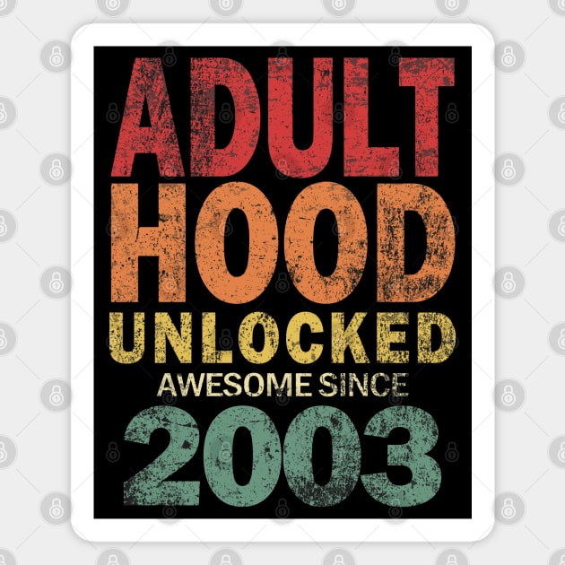 Adulthood Unlocked Magnet by Etopix